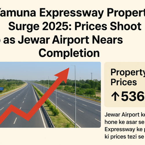 Yamuna Expressway Property Surge 2025: Prices Shoot Up as Jewar Airport Nears Completion